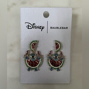 Disney BaubleBar Stitch Watermelon Earrings